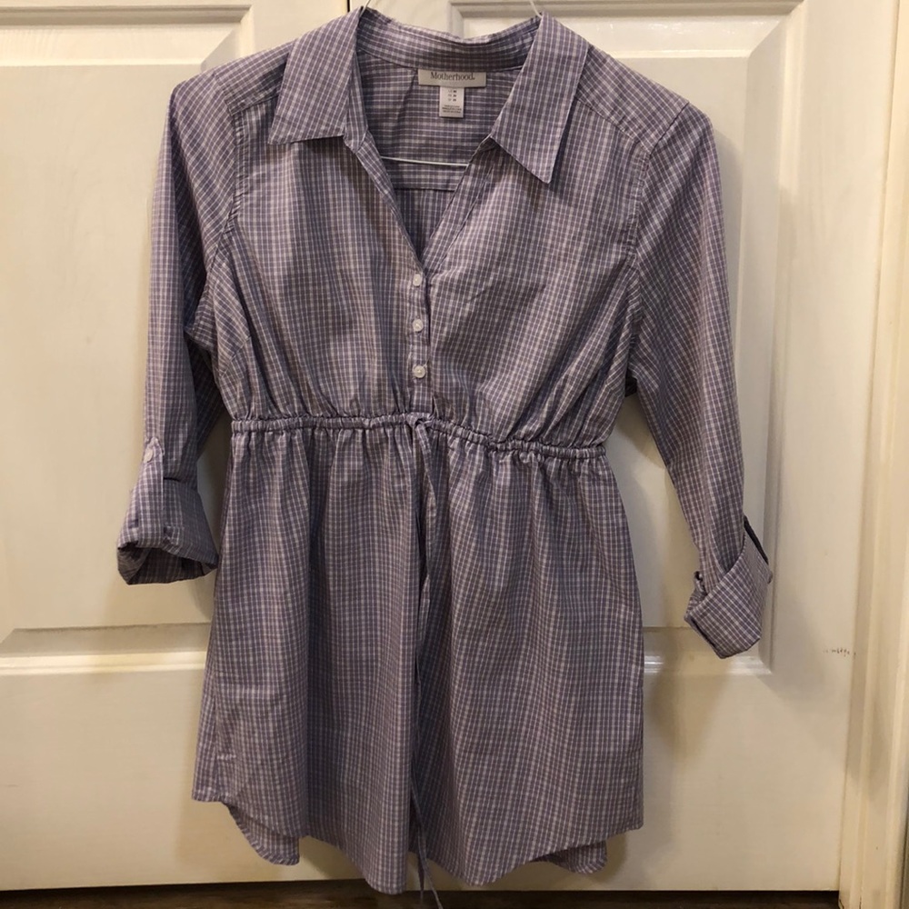 Maternity purple blouse